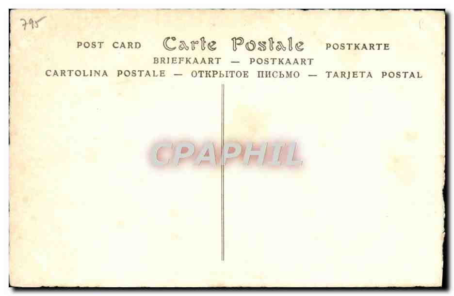 CPA Louis Pierre Manuel ne a Montargis Procuteur de la Commune  — Rückseite