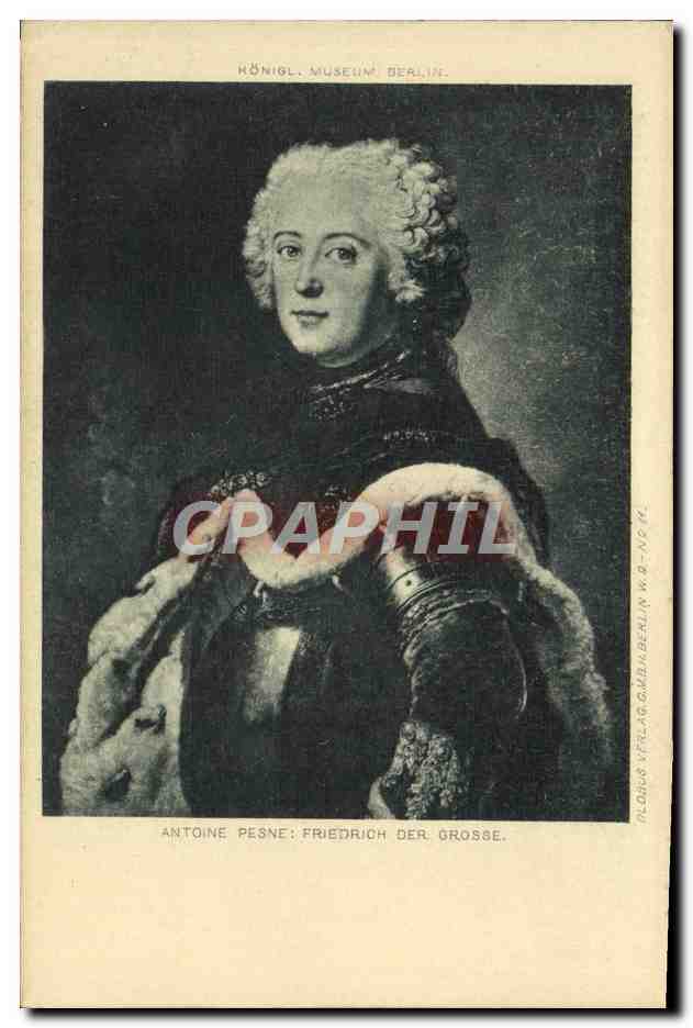 CPA Antoine Pesne Friedrich Der Grosse