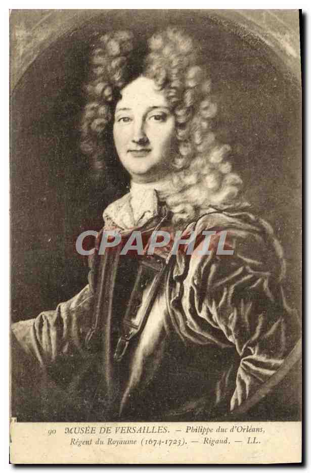 CPA Musee De Versailles Pbilippe Duc D'Orleans Regent du royaume 