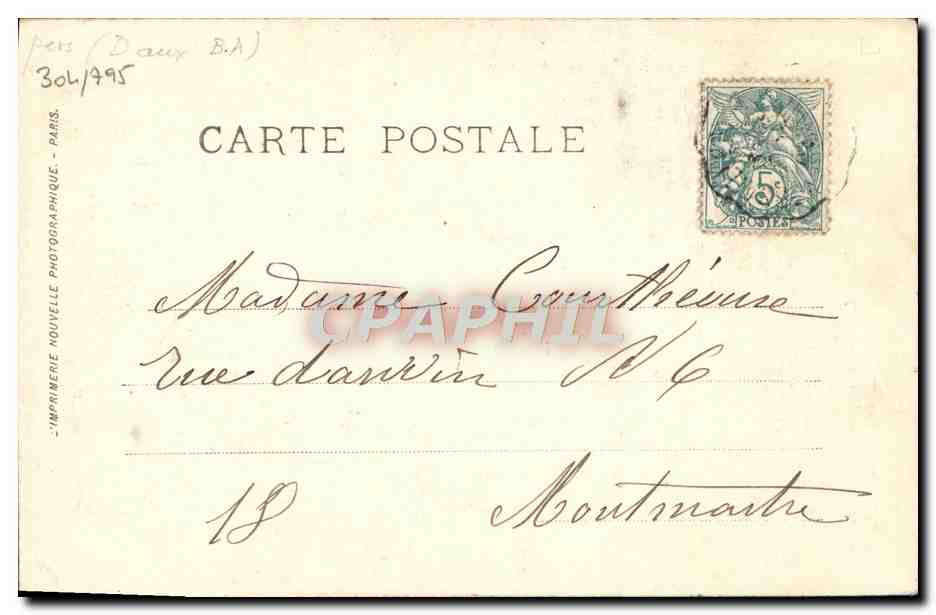 CPA Musee De Versailles Pbilippe Duc D'Orleans Regent du royaume  — Rückseite