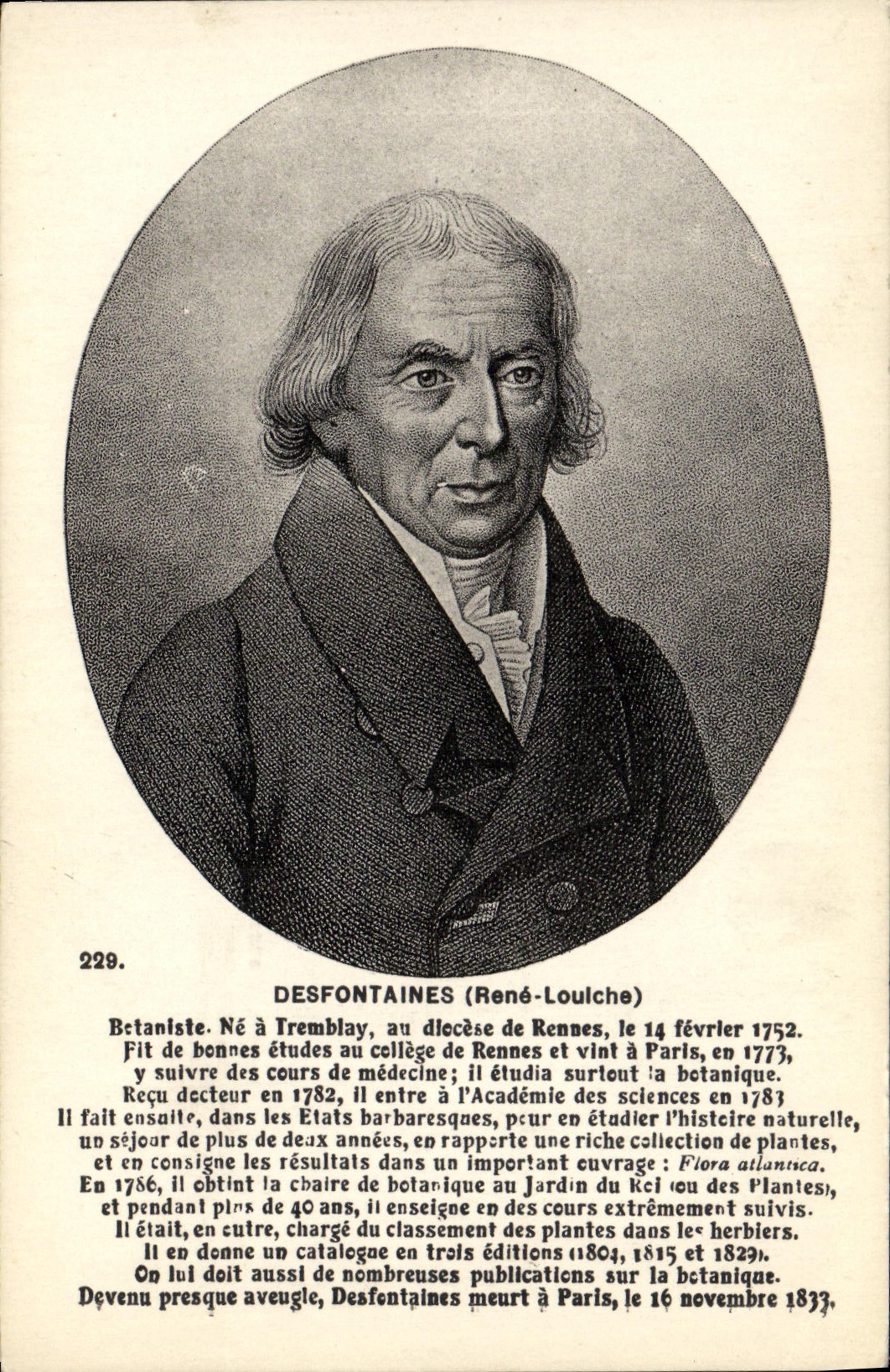 CPA Desfontaines Botaniste 