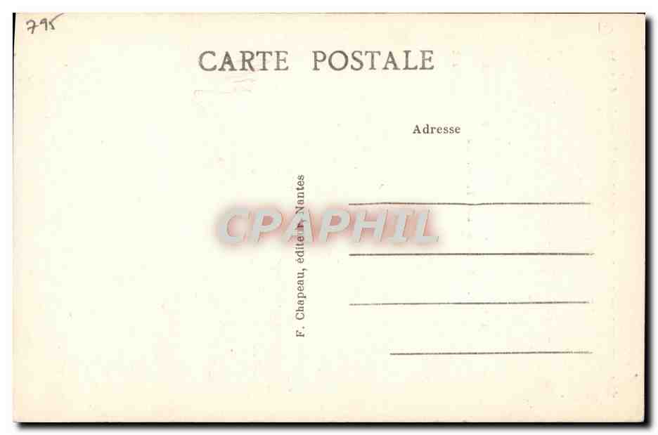 CPA Desfontaines Botaniste  — Rückseite