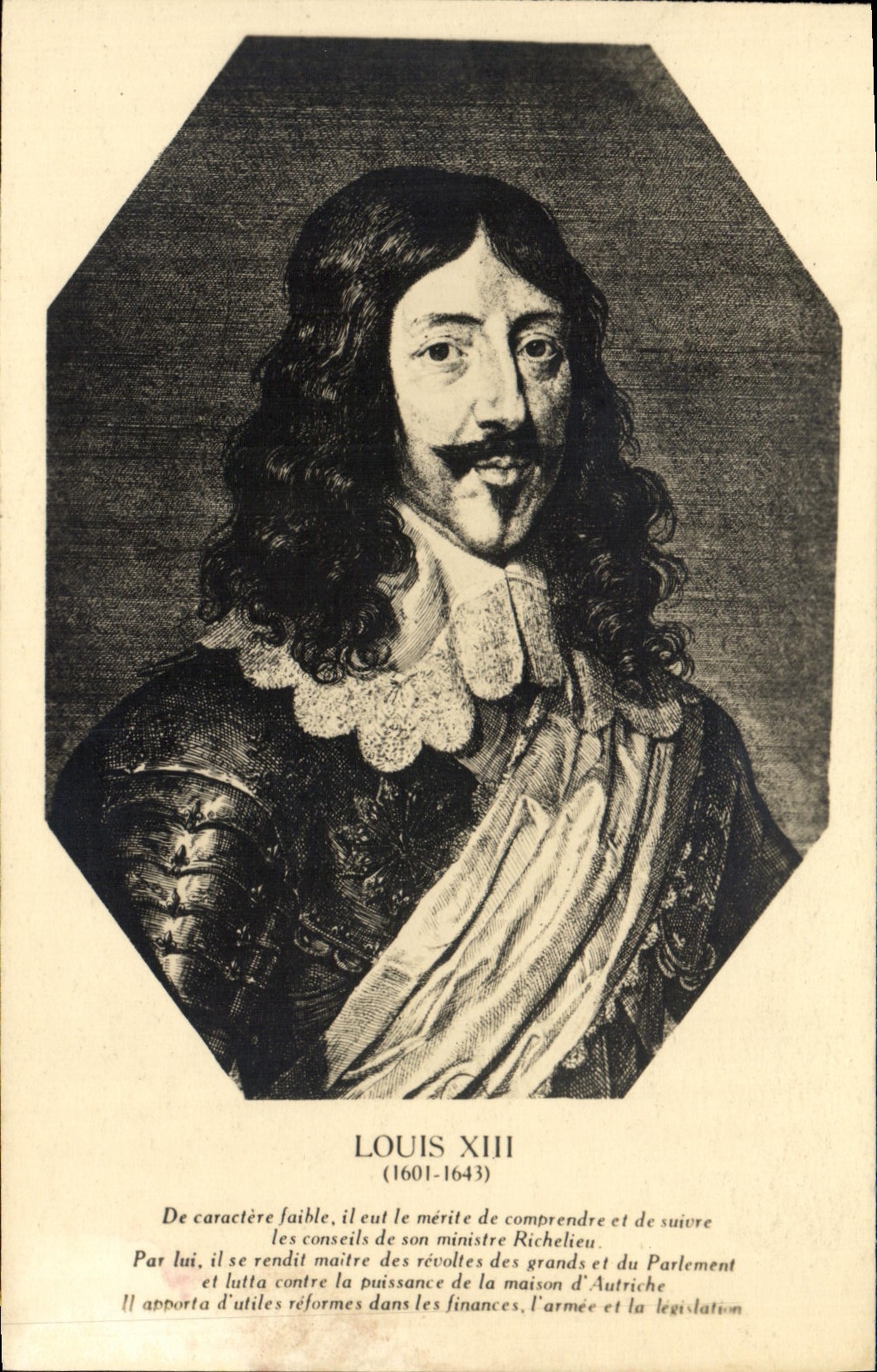 CPA Louis XIII Roi de France