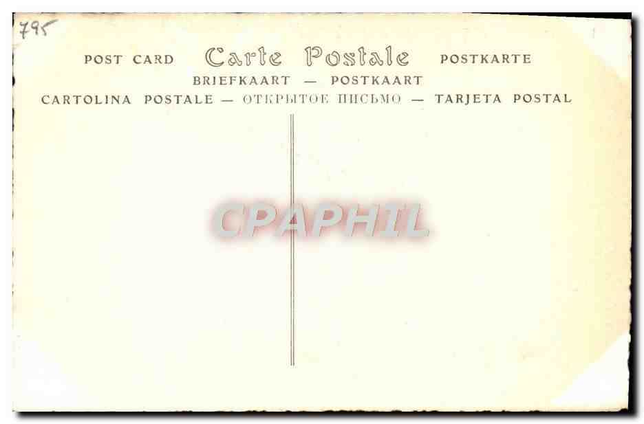 CPA Louis François de Boufflers Célèbre pour son héroique défense de Lille et la retraite de Malplaquet — Rückseite
