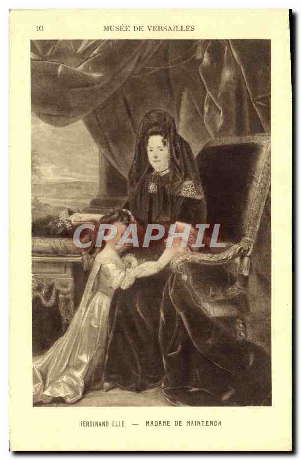 CPA Ferdinand Elle Madame De Maintenon Musee de Versailles