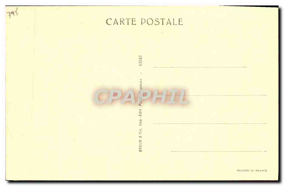 CPA Ferdinand Elle Madame De Maintenon Musee de Versailles — Rückseite