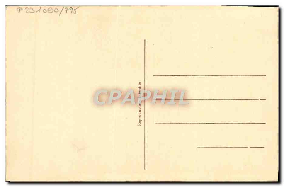 CPA Cinq Mars — Rückseite
