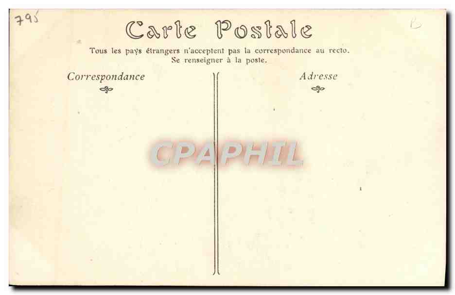 CPA Anne Marie D'Orleans Fille de Philippe d'Orleans frere de Louis XIV — Rückseite