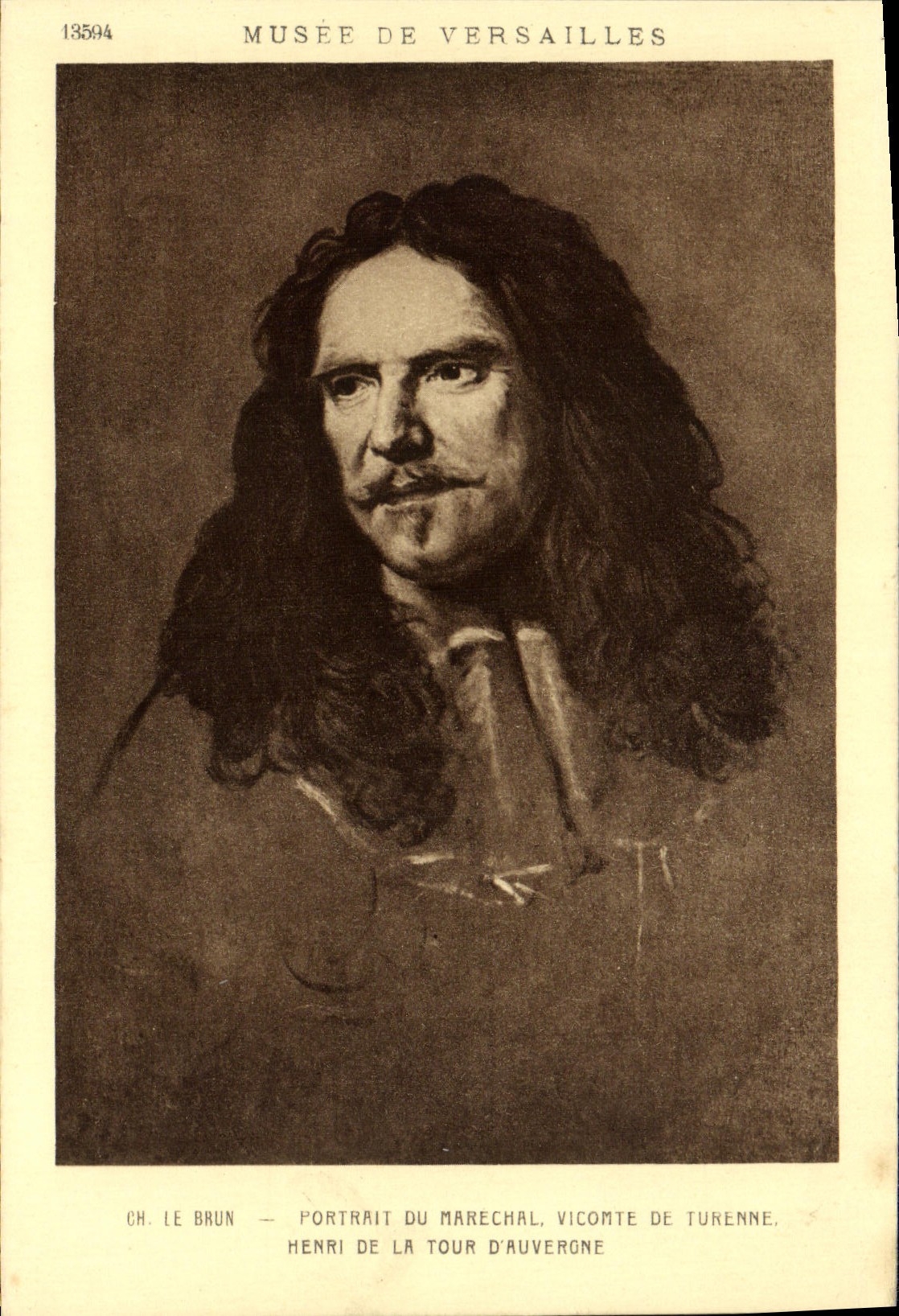 CPA Le Brun Portrait Du Marechal Vicomte De Turenne Henrid e la Tour d'Auvergne 