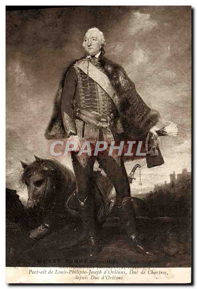CPA Musee Conde Louis Philippe Joseph d'Orleans Duc de Chartres Duc d'Orleans 