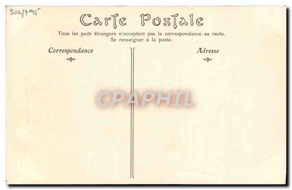 CPA Musee Conde Louis Philippe Joseph d'Orleans Duc de Chartres Duc d'Orleans  — Rückseite