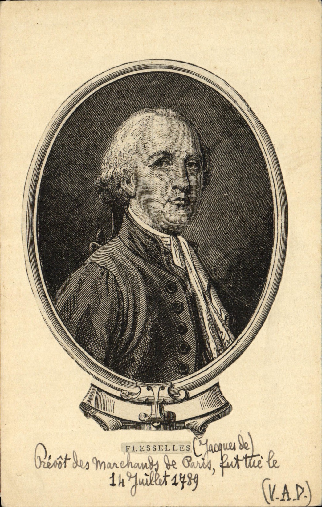 CPA Flesselles Prevot des marchands de Paris 
