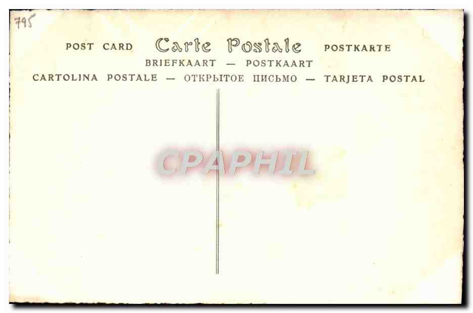CPA Marie Josephe De Saxe Dauphine de France morte a Versailles — Rückseite