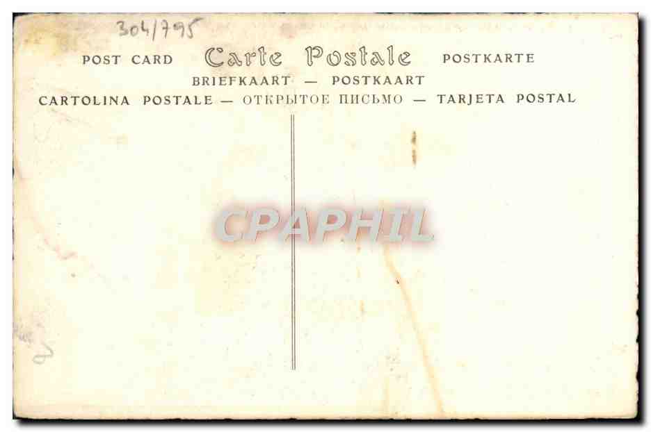 CPA Estampe Franceise Sous L'Empire Soeur du general Marceau  — Rückseite