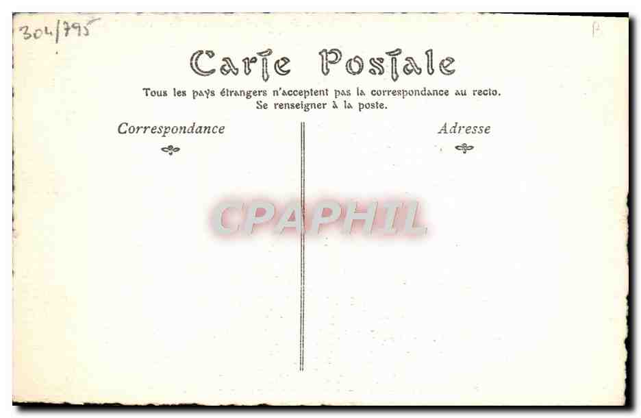CPA Estampes Francaises Du Siecle Marie Therese Comtesse d'Artois Belle soeur de Marie Antoinette  — Verso