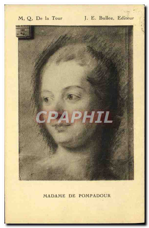 CPA Madame De Pompadour Quentin de la Tour 