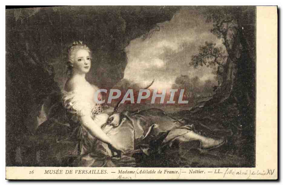 CPA Musee de Versailles Madame Adelaide de France Nattier 