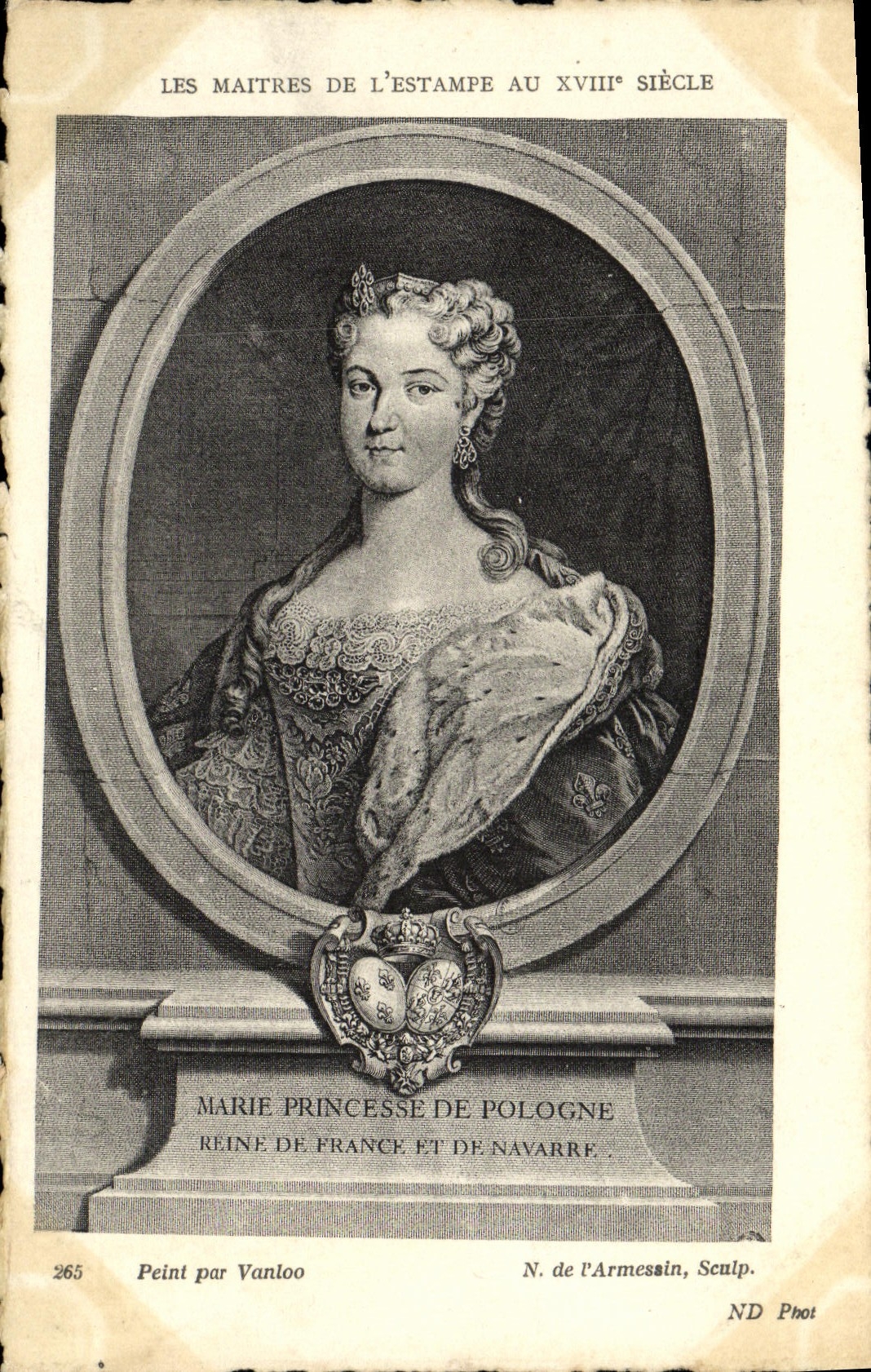 CPA Marie Princesse de Pologne Reine de France et de Navarre 