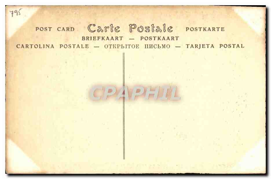 CPA Marie Gabrielle de Sinesy Duchess de Gramont de Caderousse — Rückseite