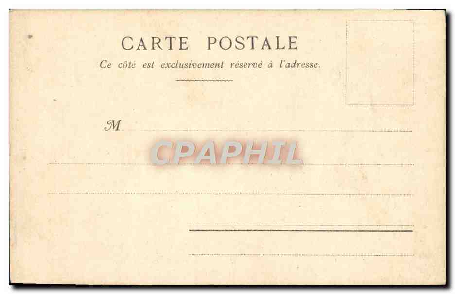 CPA Palais du costume Projet Felix Louis XVI  — Verso