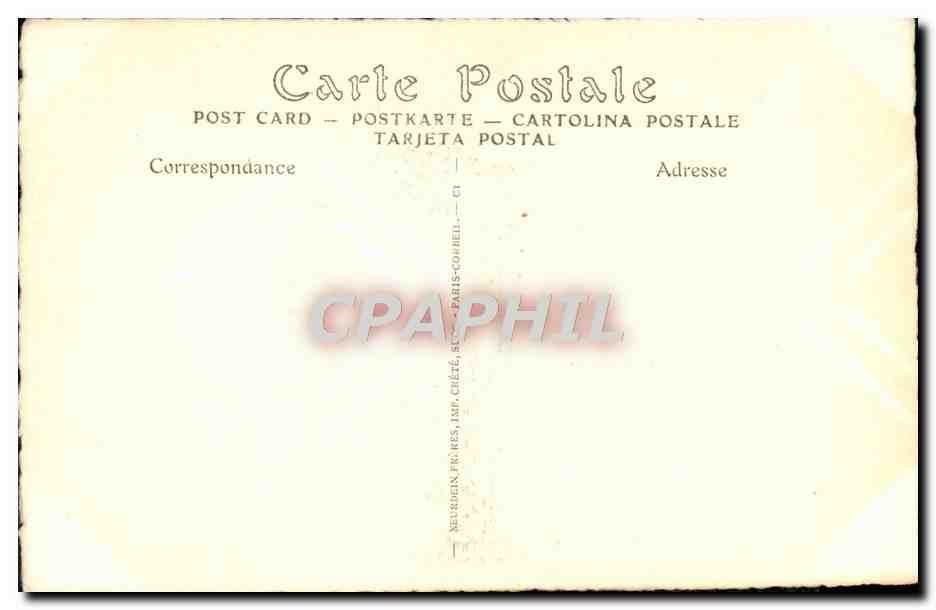 CPA CAtherine d'Aragon Fille de Ferdinand V — Verso