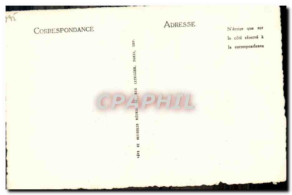 CPA Jeanne d'Albert Fille de Henri II roi de Navarre — Verso