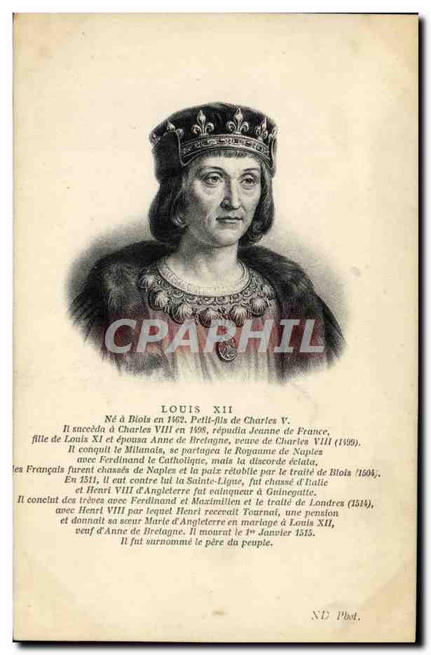 CPA Louis XII Petit fils de Charles V