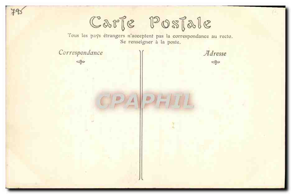 CPA Clemence Isaure Dame de Toulouse  — Rückseite