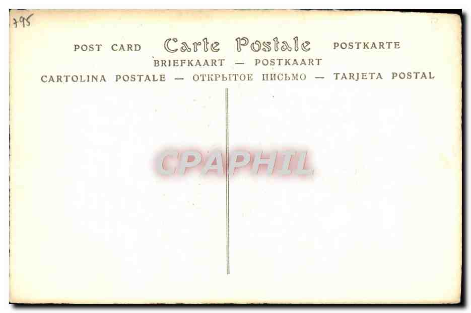 CPA Charles IX dernier fils de Henri II et de Catherine de Medicis — Rückseite