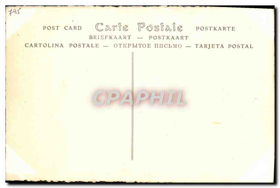 CPA Madame de Girardin Delphine Gay  — Verso
