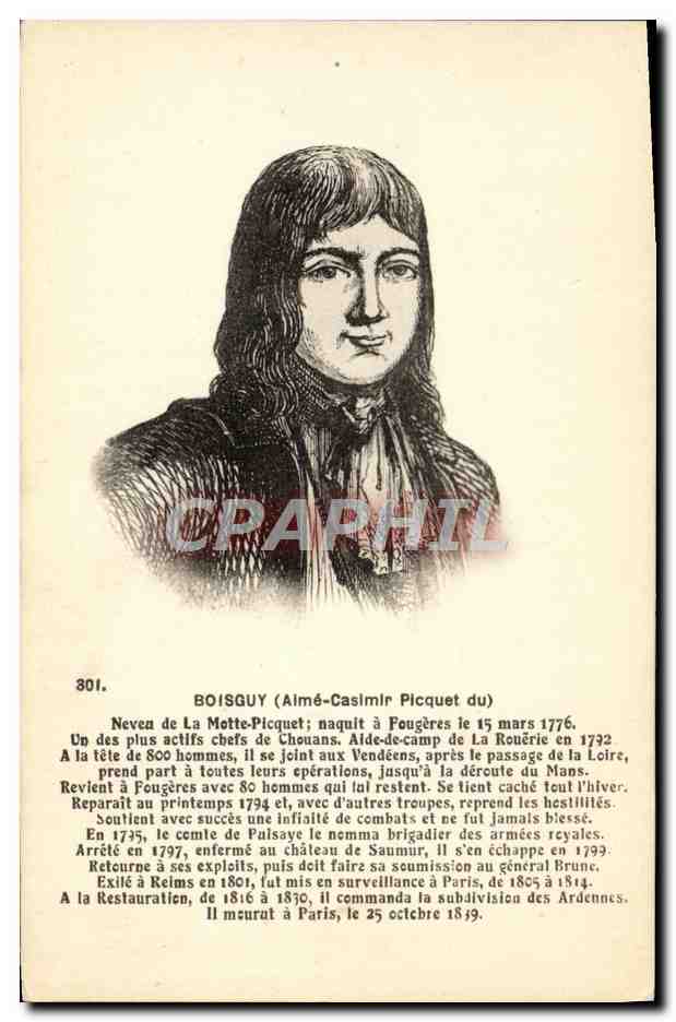 CPA Boisguy Neveu de La Motte Picquet