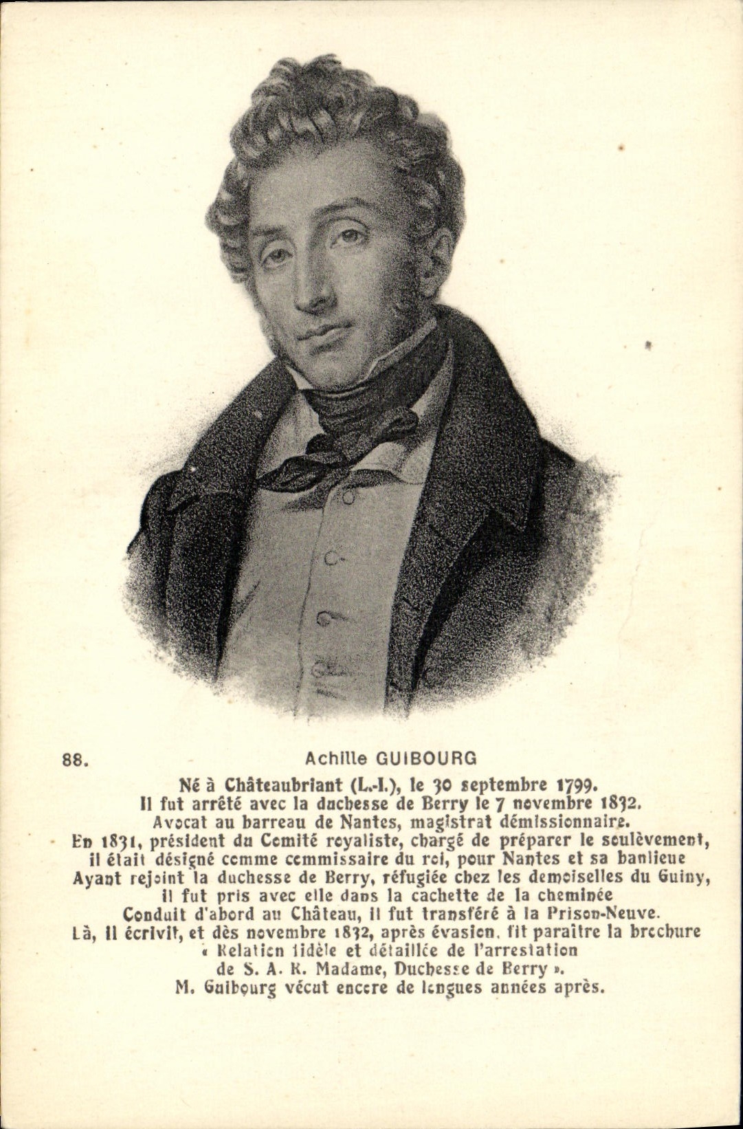 CPA Achille Guibourg ne a Chateaubriant 