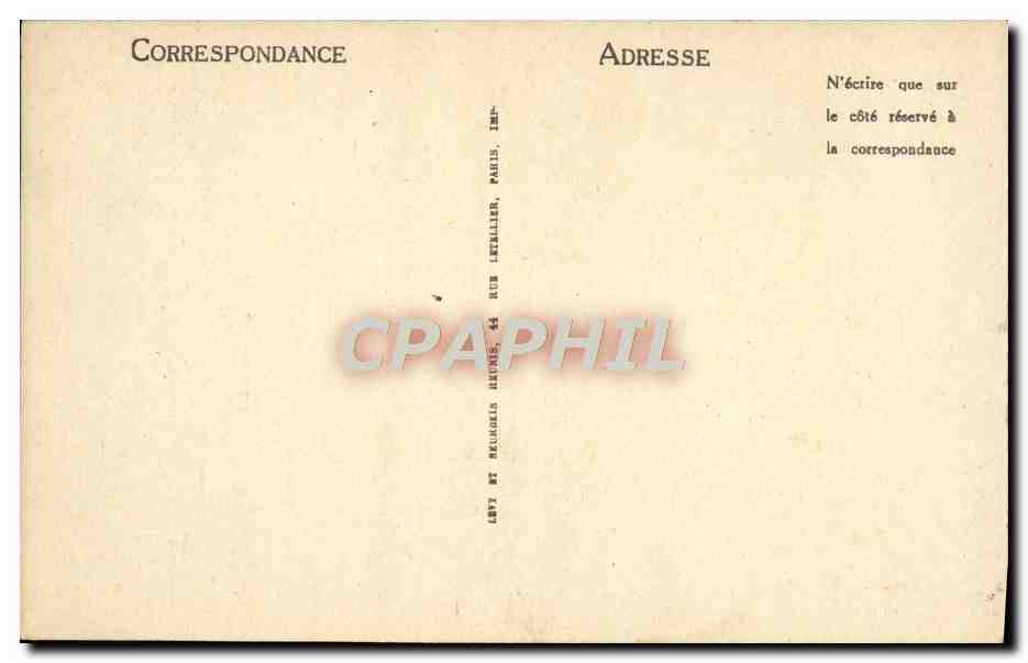 CPA Francois II ne a Fontainebleau — Verso