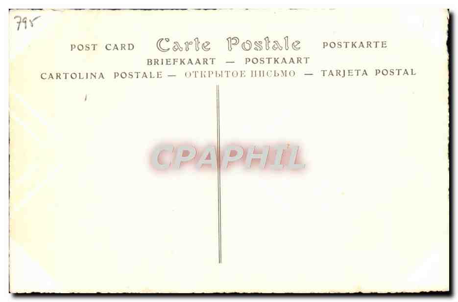 CPA Robert Le Pieux fils de Hugues Capet — Rückseite