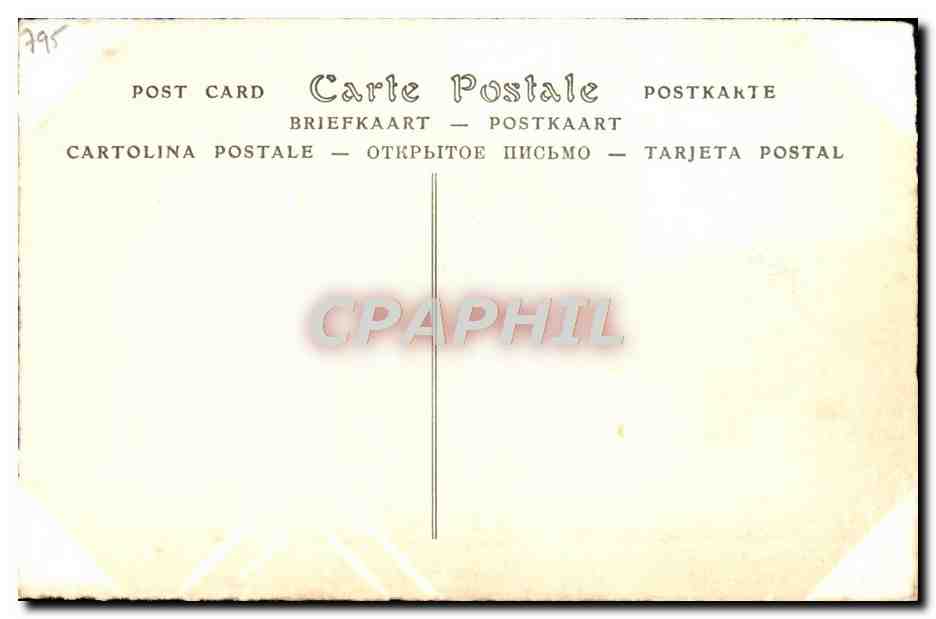 CPA Jeanne De Bourbon Fille de Pierre 1er de Bourbon — Rückseite