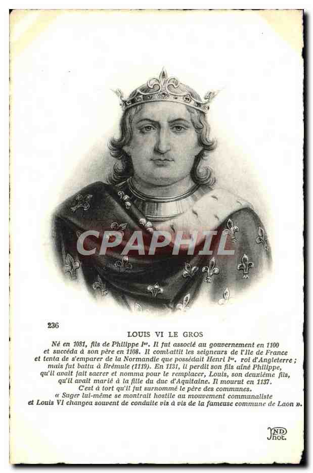 CPA Louis VI le Gros