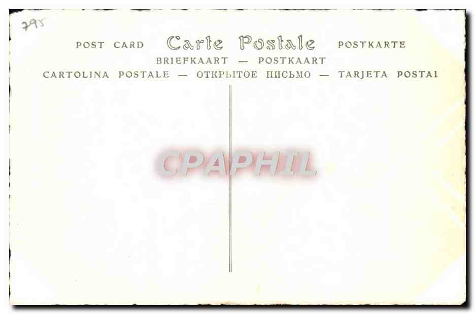 CPA Louis VI le Gros — Verso