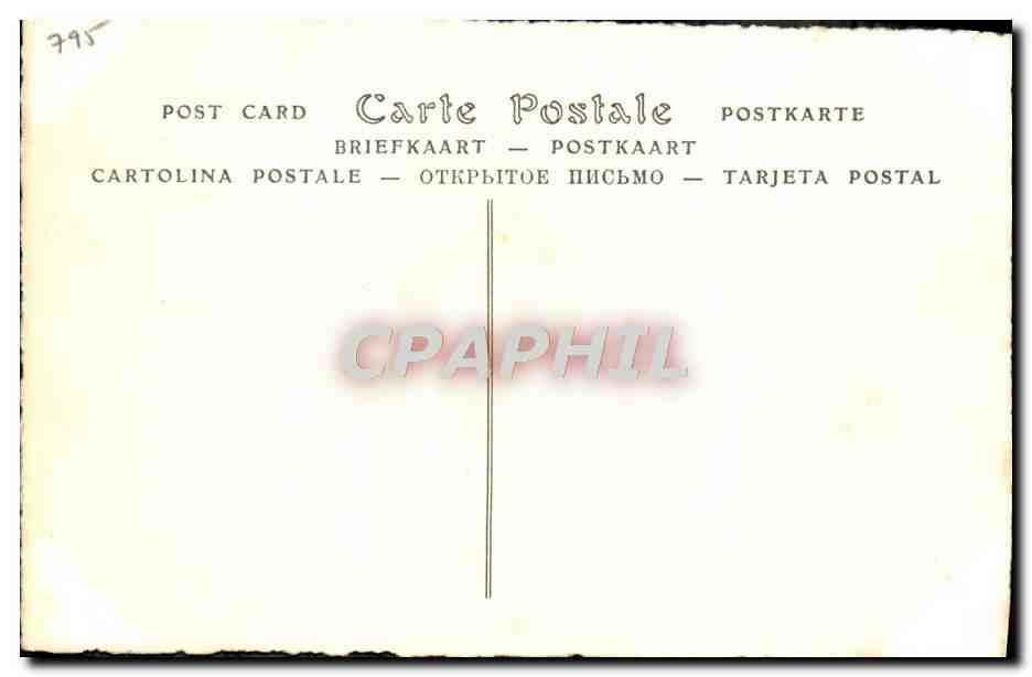 CPA Louis VIII Le Lion — Rückseite