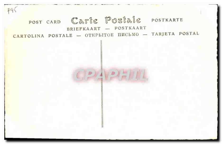 CPA Antoinette Princesse De Hohenzollern Sigmaringen — Rückseite
