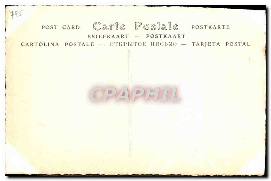 CPA Alexandre Gortschakov Grand diplomate russe Russie Russia — Rückseite