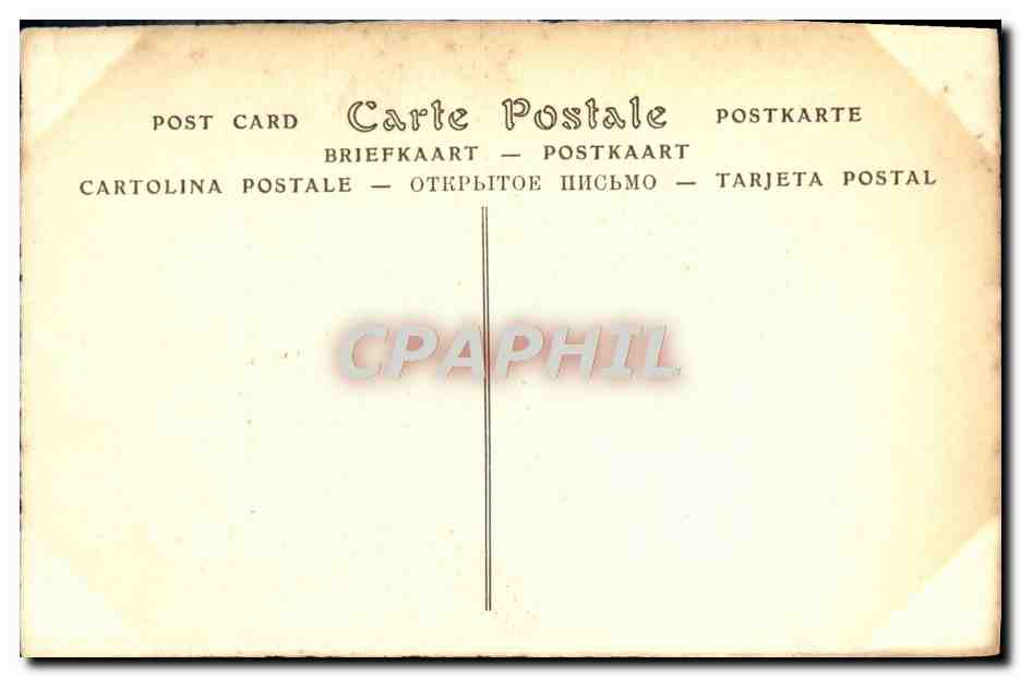 CPA La Perouse Galaup Comte Capitaine de Vaisseau — Rückseite