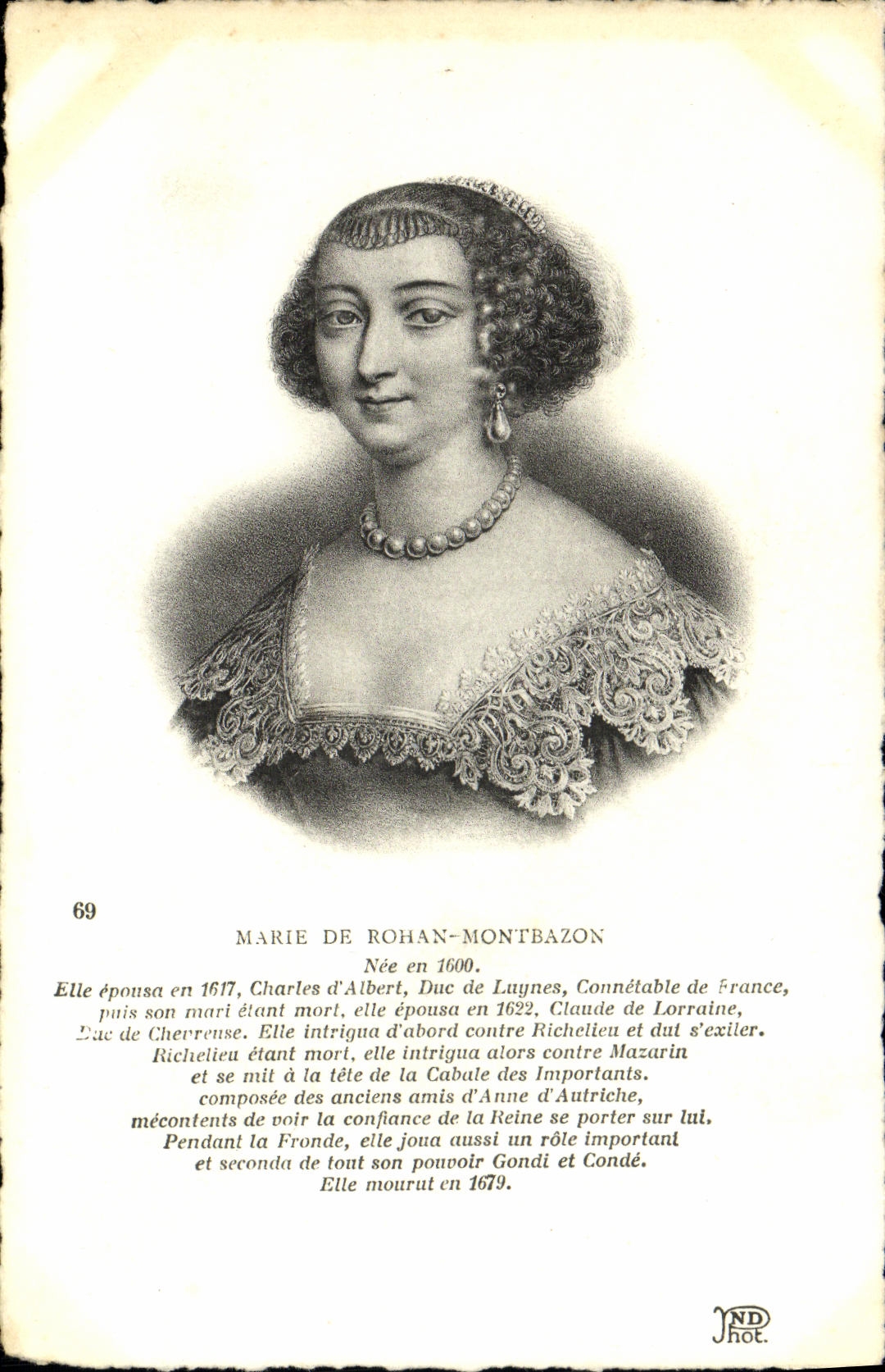 CPA Marie De Rohan Montbazon
