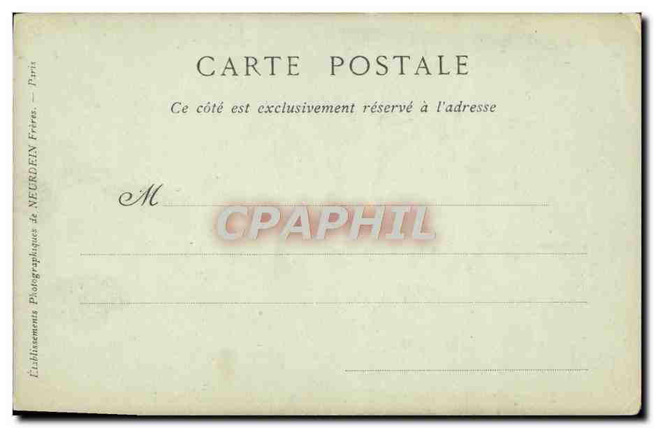 CPA Michelet Ne a Paris en 1798  — Rückseite
