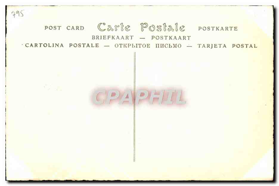 CPA Marie Louise Elisabeth D'Orleans Fille du regent Philippe d'Orleans  — Rückseite