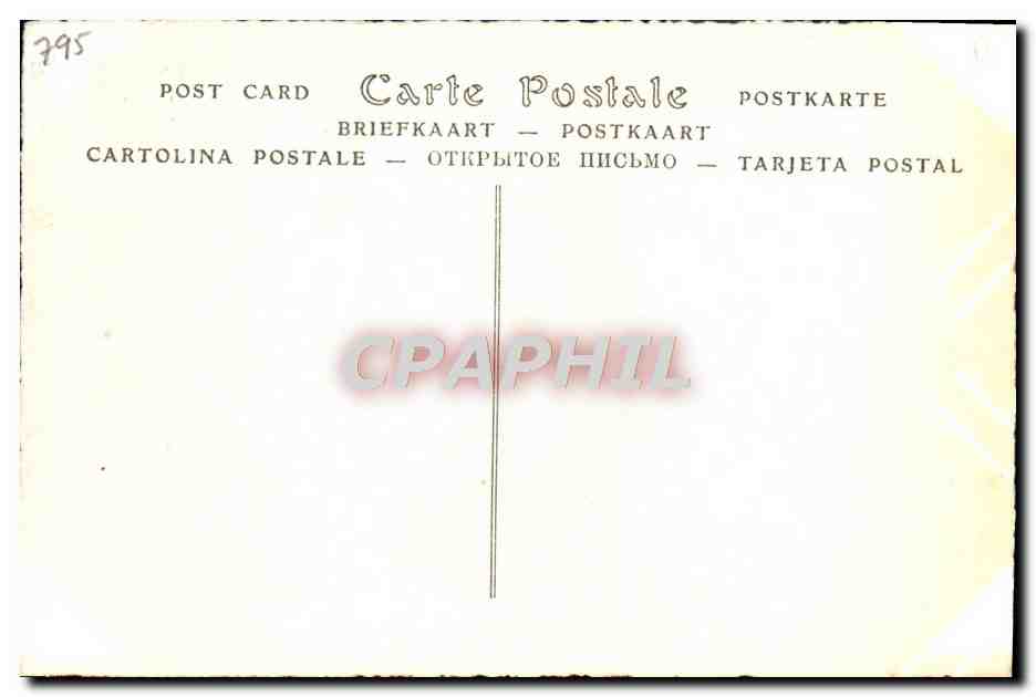 CPA Palmerston Homme d'etat anglais Broadlands — Rückseite