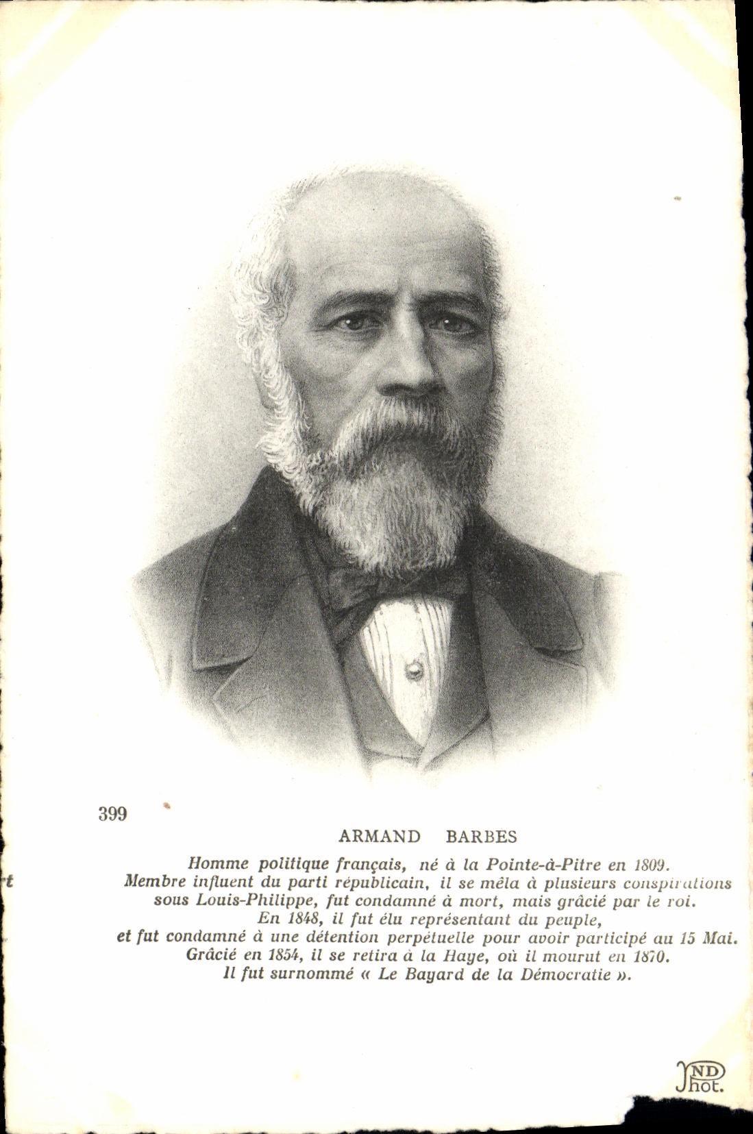 CPA Armand Barbes Homme politique