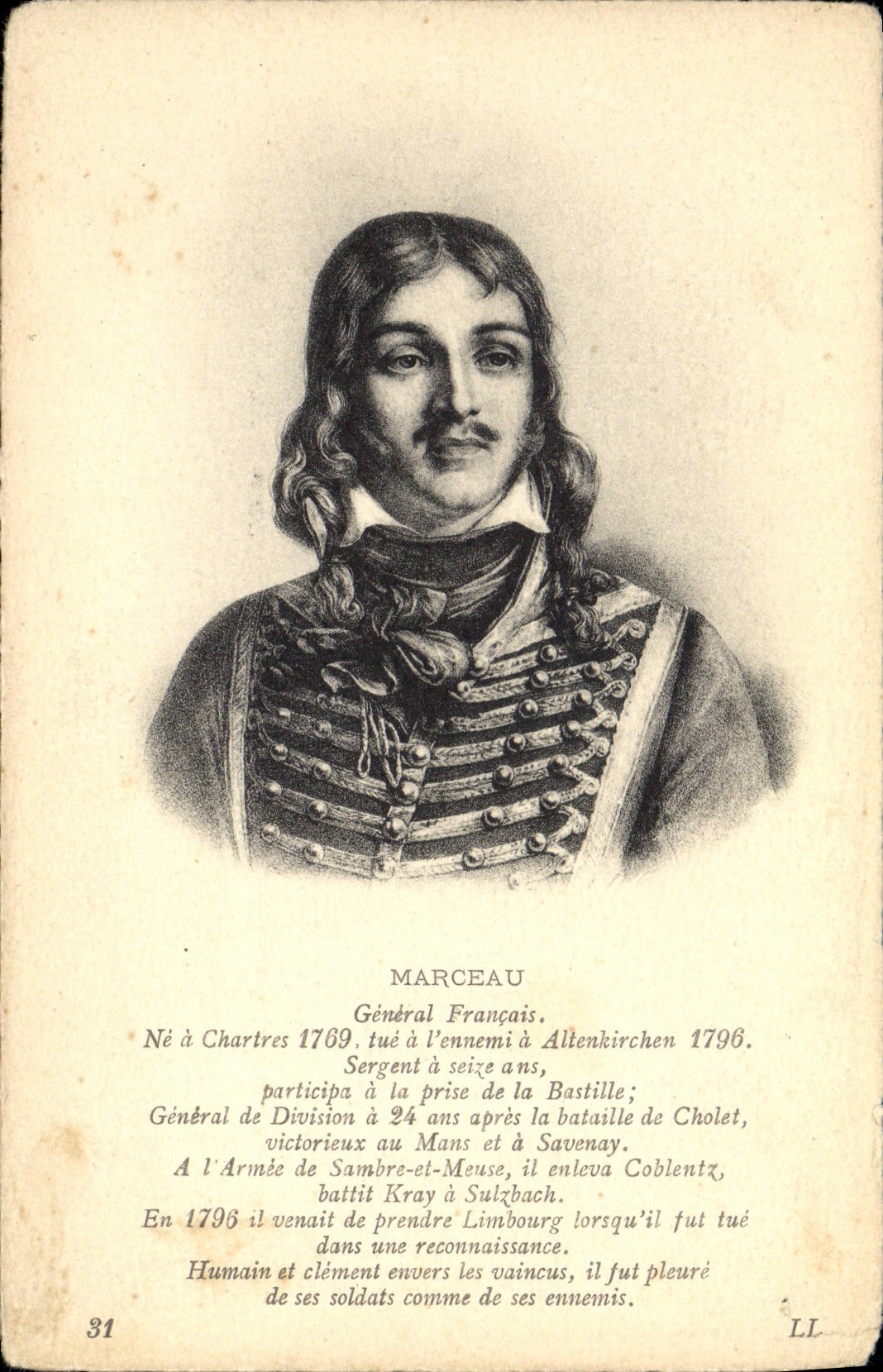 CPA Marceau General Francais 