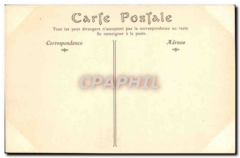 CPA Madame Tallien Fille du banquier Cabarrus  — Rückseite