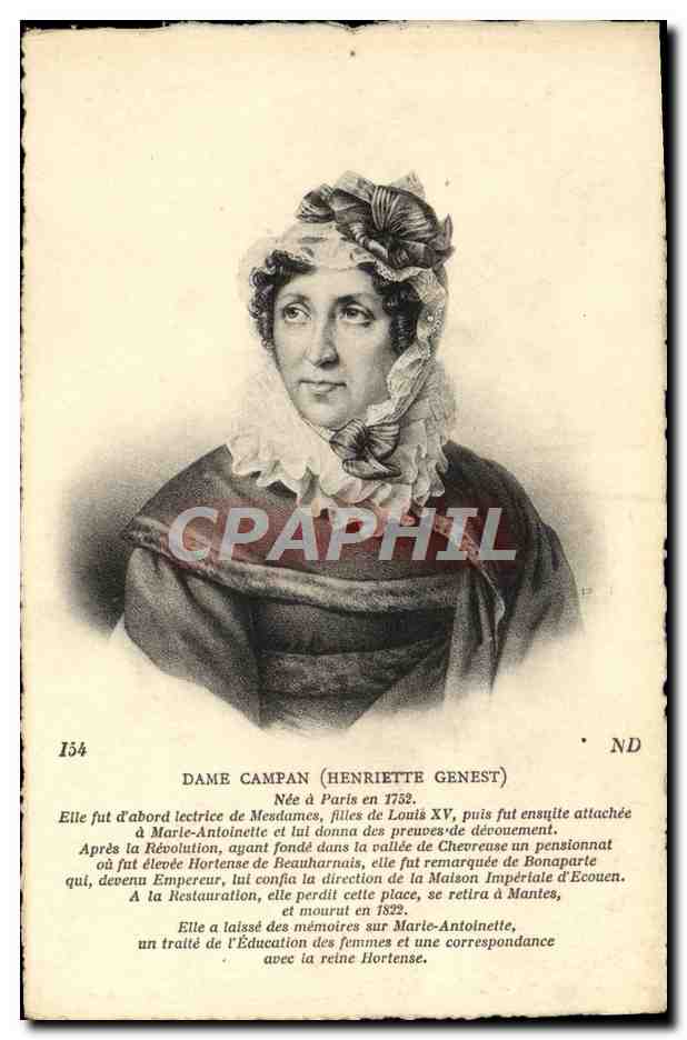 CPA Dame Campan Henriette Genest 