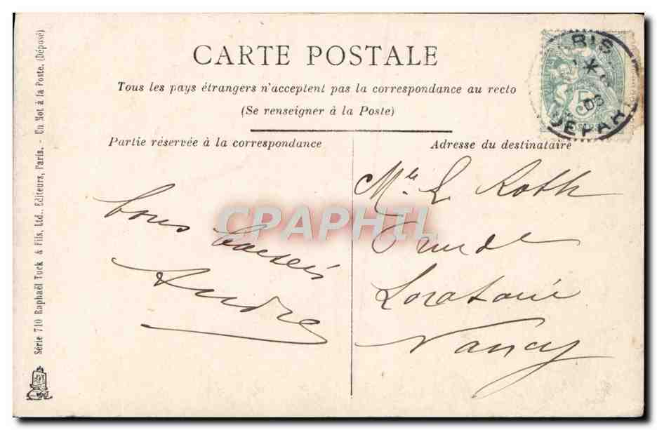 Jeune femme en tenue orientale — Mignnon — Morsaou Paris, série 710-4 — Reverso